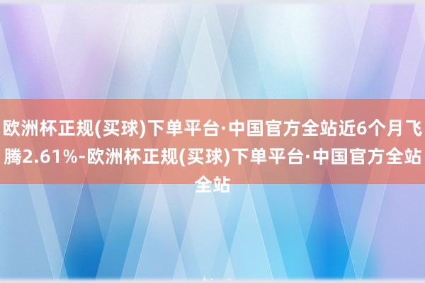 欧洲杯正规(买球)下单平台·中国官方全站近6个月飞腾2.61%-欧洲杯正规(买球)下单平台·中国官方全站